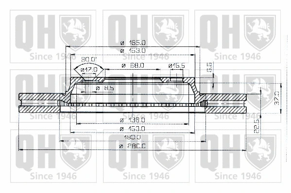 Brake Disc (BDC3515)