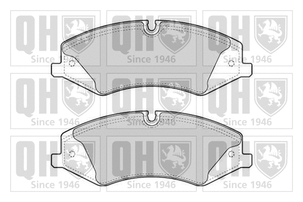 Brake Pad Set, disc brake (BP1735)