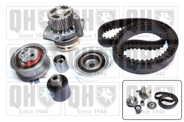 Water Pump & Timing Belt Kit (QBPK8691)