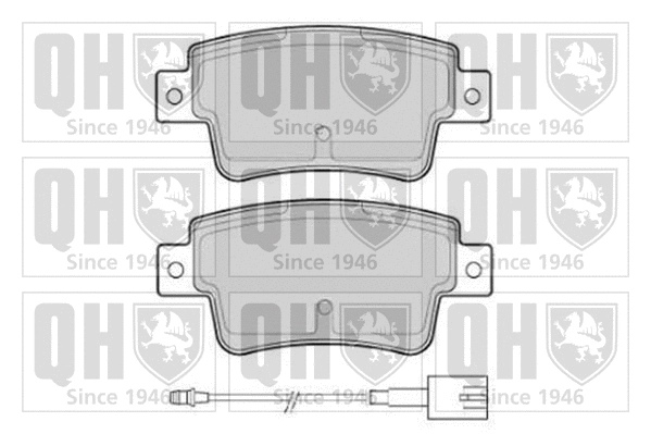 Brake Pad Set, disc brake (BP1768)