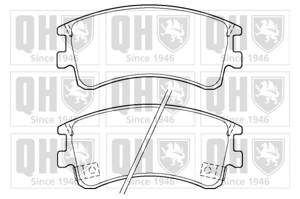 Brake Pad Set, disc brake (BP1378)