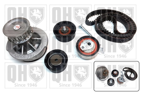 Water Pump & Timing Belt Kit (QBPK2730)