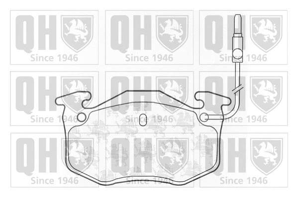 Brake Pad Set, disc brake (BP376)