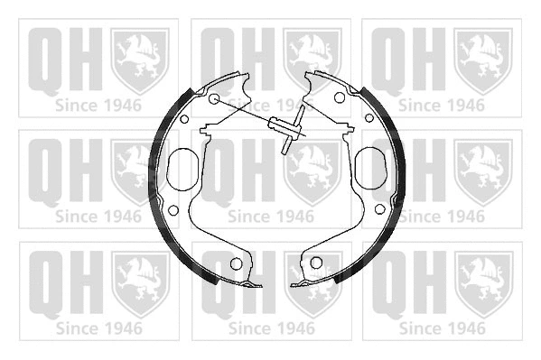 Brake Shoe Set, parking brake (BS1096)