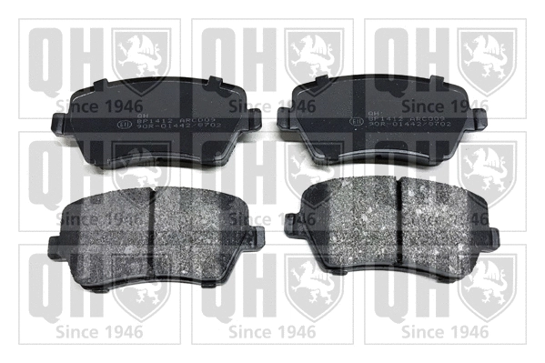 Brake Pad Set, disc brake (BP1412)