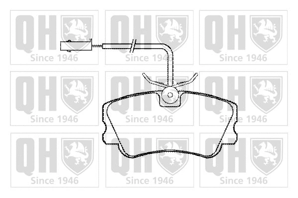 Brake Pad Set, disc brake (BP748)