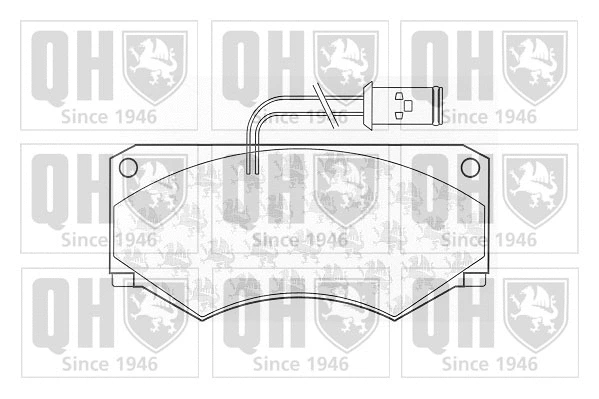 Brake Pad Set, disc brake (BP461)