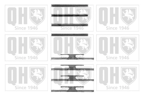 Accessory Kit, disc brake pad (BFK660)
