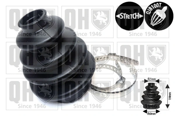Bellow, drive shaft (QJB8080)