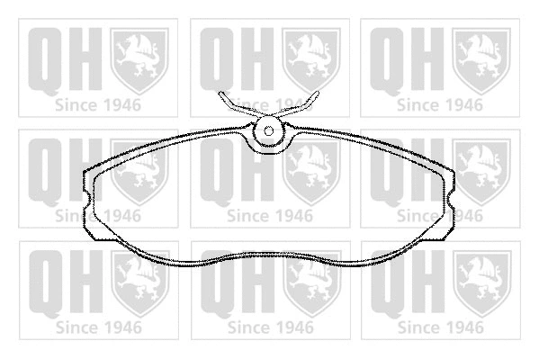 Brake Pad Set, disc brake (BP797)