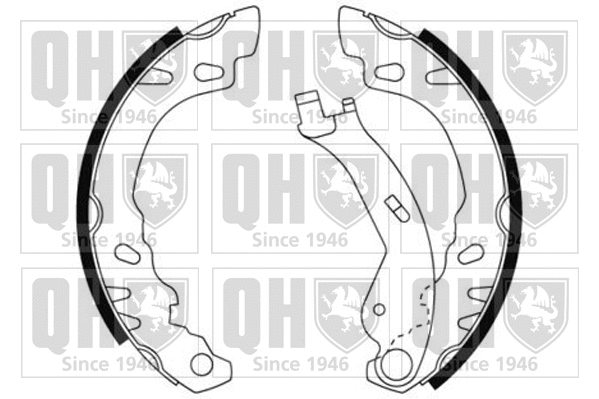 Brake Shoe Set (BS1166)