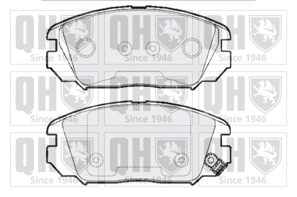 Brake Pad Set, disc brake (BP1688)