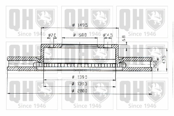 Brake Disc (BDC3915)