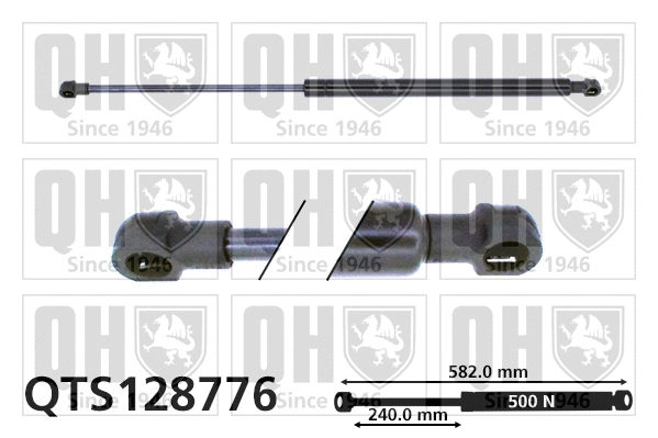 Gas Spring, boot/cargo area (QTS128776)