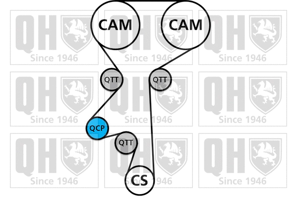 Timing Belt Kit (QBK273)