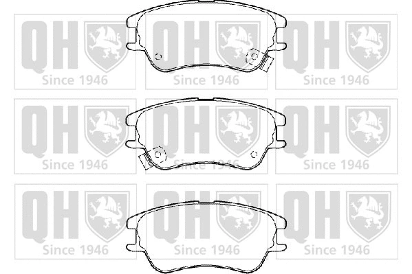 Brake Pad Set, disc brake (BP1384)
