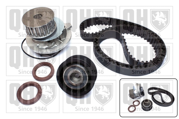 Water Pump & Timing Belt Kit (QBPK1460)