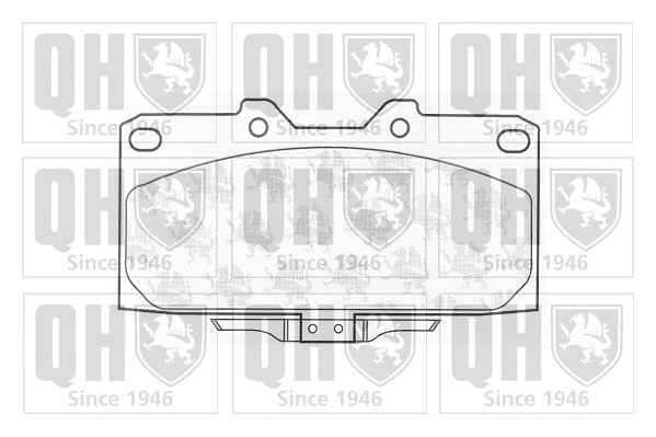 Brake Pad Set, disc brake (BP1054)