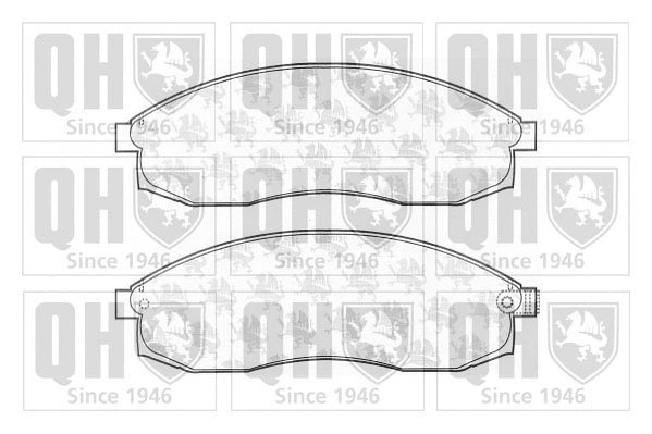 Brake Pad Set, disc brake (BP1168)