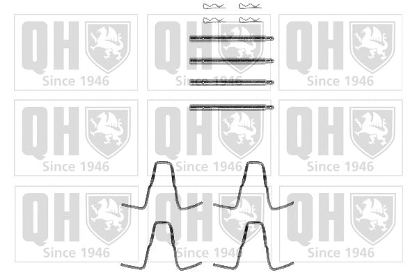 Accessory Kit, disc brake pad (BFK707)