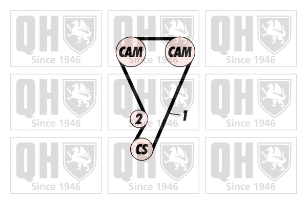 Timing Belt Kit (QBK374)