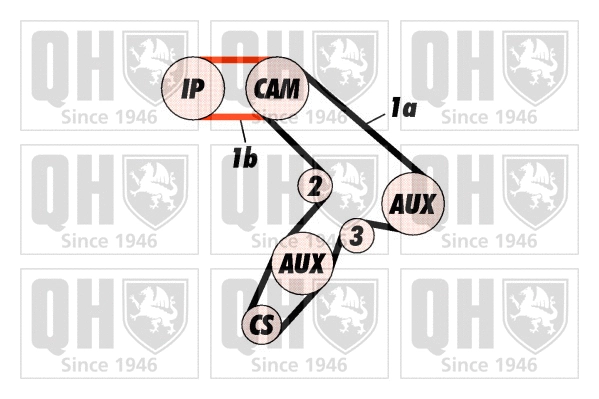 Timing Belt Kit (QBK163)