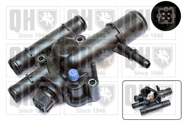 Thermostat, coolant (QTH625K)