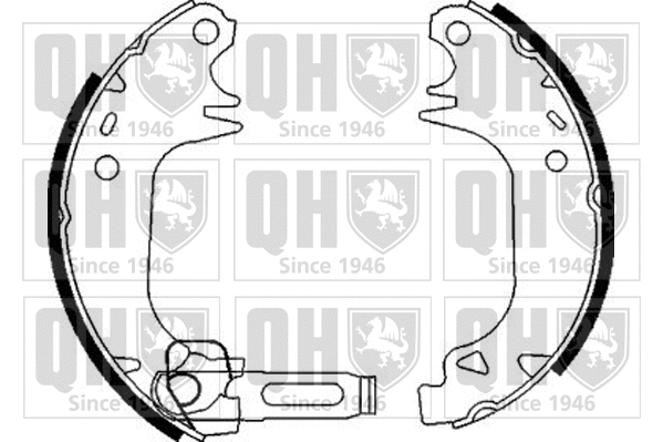 Brake Shoe Set (BS837)