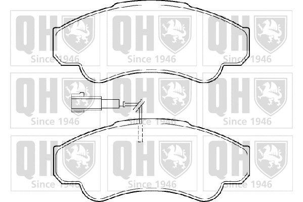 Brake Pad Set, disc brake (BP1342)