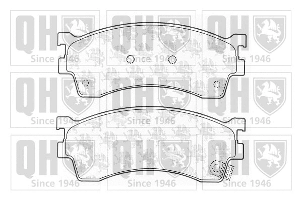 Brake Pad Set, disc brake (BP1235)