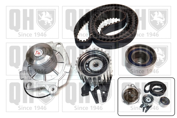 Water Pump & Timing Belt Kit (QBPK2380)