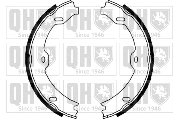 Brake Shoe Set, parking brake (BS1158)