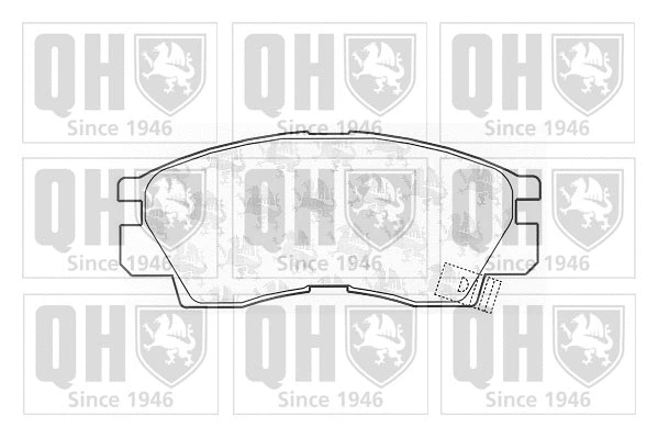 Brake Pad Set, disc brake (BP723)