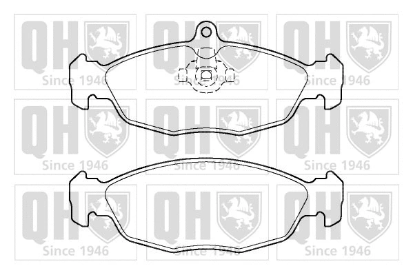 Brake Pad Set, disc brake (BP1385)