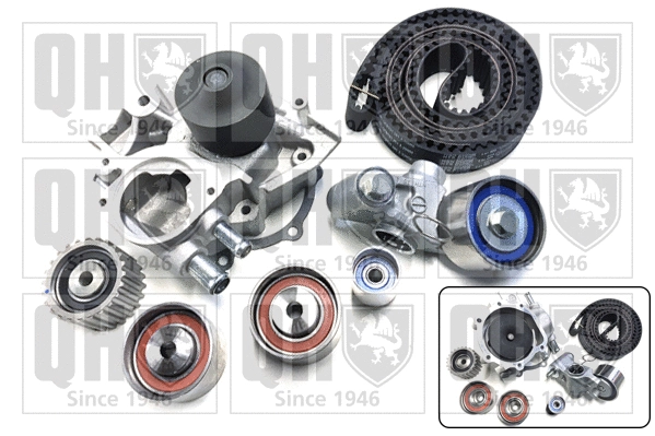 Water Pump & Timing Belt Kit (QBPK7690)