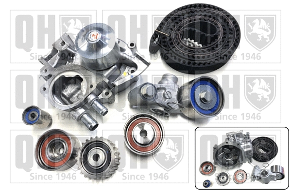 Water Pump & Timing Belt Kit (QBPK7720)