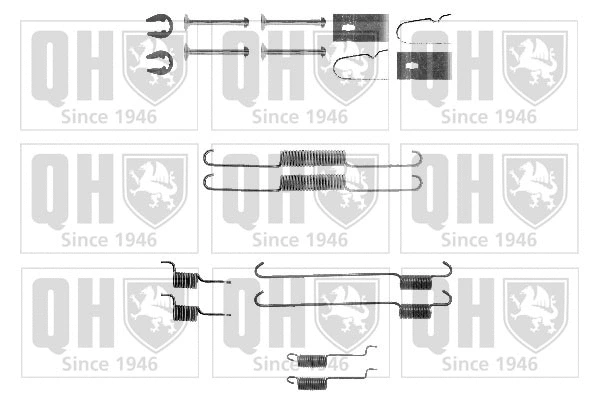 Accessory Kit, brake shoes (BFK454)