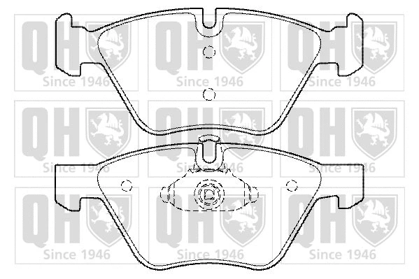 Brake Pad Set, disc brake (BP1424)