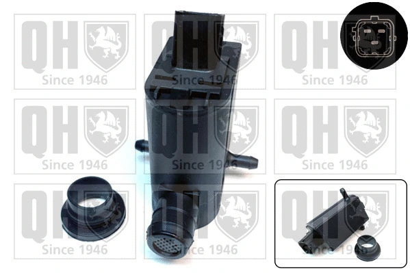 Washer Fluid Pump, window cleaning (QWP087)