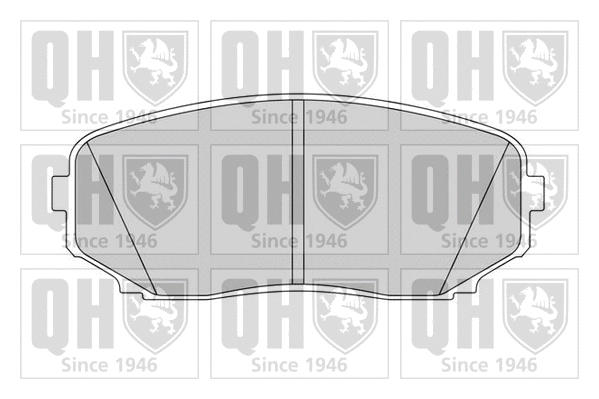 Brake Pad Set, disc brake (BP1626)