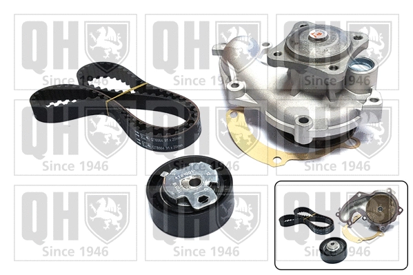 Water Pump & Timing Belt Kit (QBPK6190)