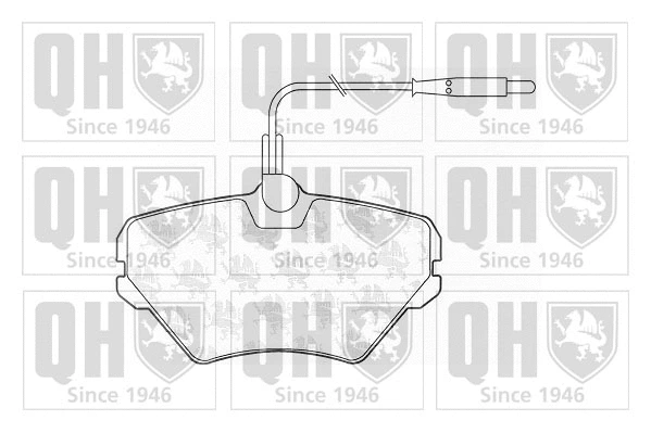 Brake Pad Set, disc brake (BP818)