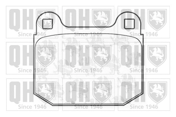 Brake Pad Set, disc brake (BP1255)