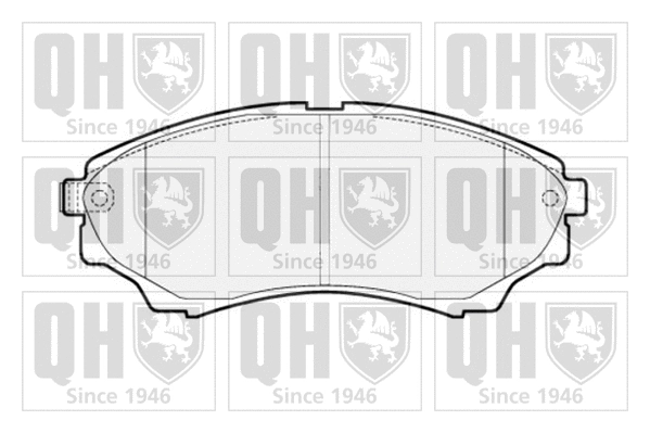 Brake Pad Set, disc brake (BP1523)