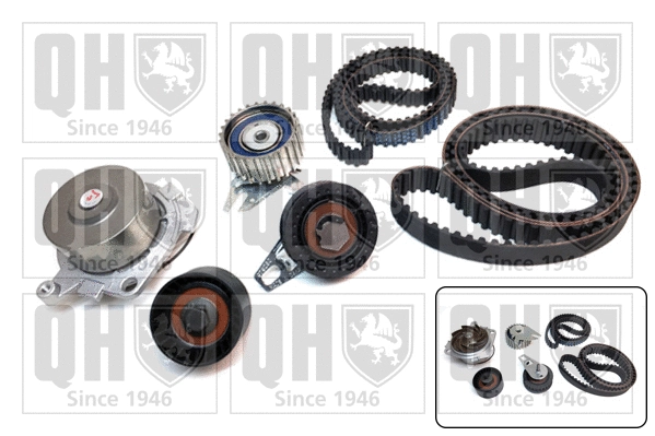 Water Pump & Timing Belt Kit (QBPK6930)