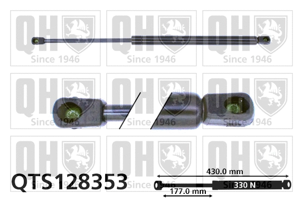 Gas Spring, boot/cargo area (QTS128353)