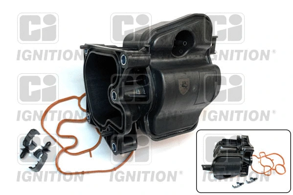 Cooler, exhaust gas recirculation (XEGR911)