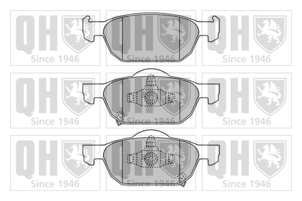 Brake Pad Set, disc brake (BP1658)