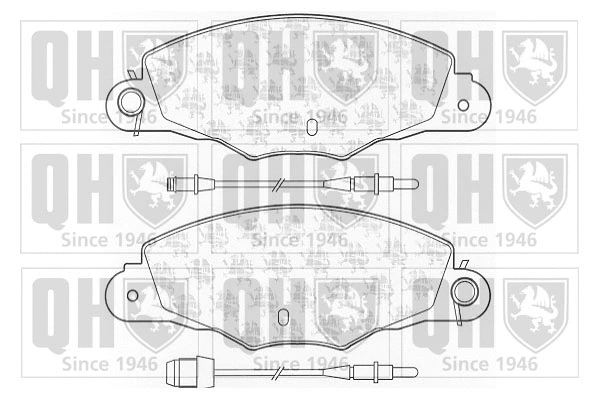 Brake Pad Set, disc brake (BP1077)