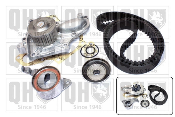 Water Pump & Timing Belt Kit (QBPK3610)